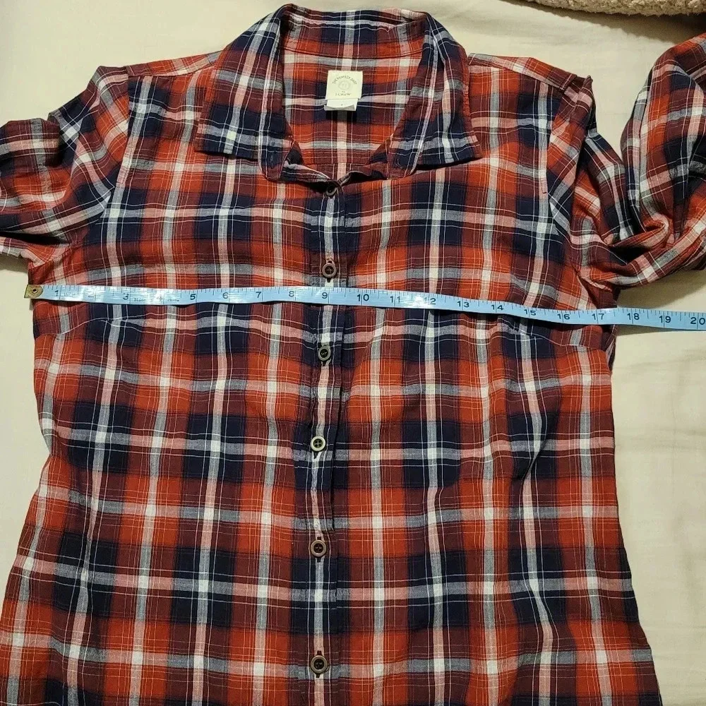 J.Crew plaid the perfect shirt